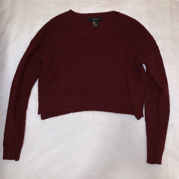 Forever 21 Sweaters - Forever 21 Cropped Sweater